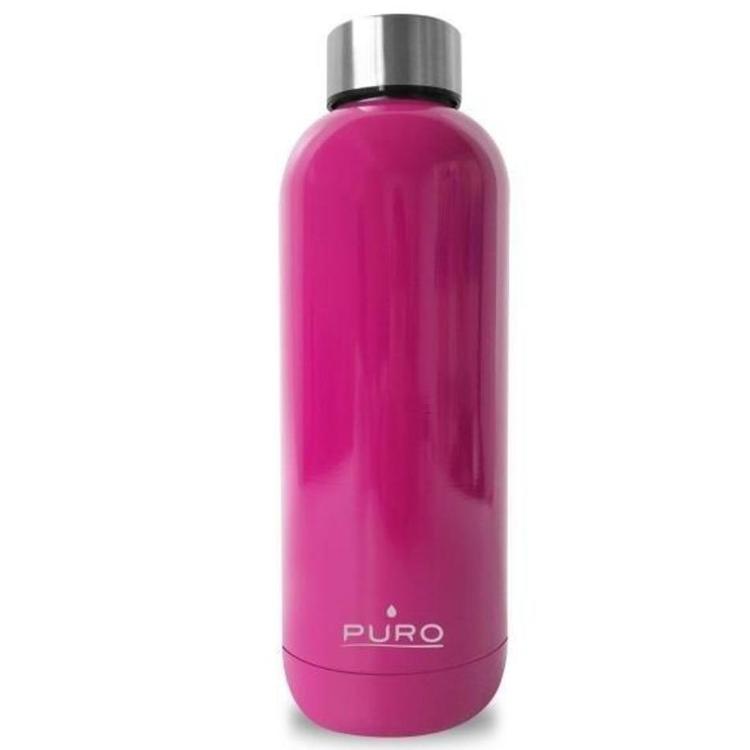 Steklenica Puro HOT&COLD termo, nerjaveče jeklo, 500 ml, roza sijaj_1
