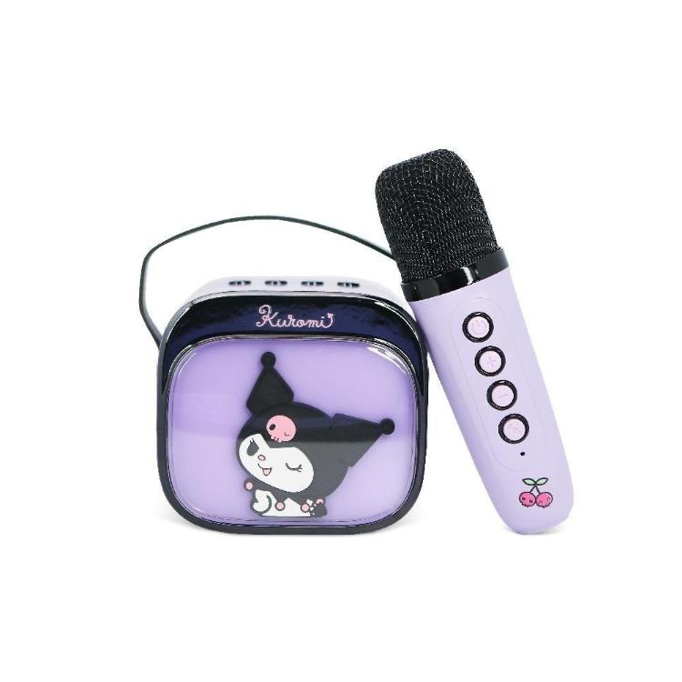 Prenosni zvočnik z brezžičnim mikrofonom, lučkami RGB LED in Bluetooth 5.3., karaoke