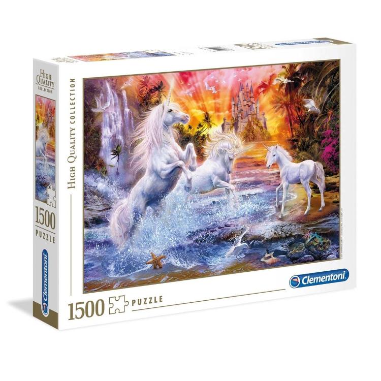 Sestavljanka Clementoni High Quality Collection- Wild Unicorns 31805, 1500 kosov