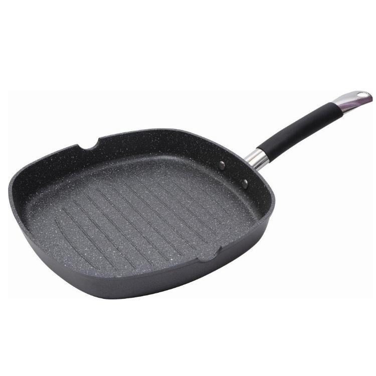 Ponev za žar Bergner 3287 home edition, 28cm, črna