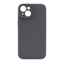 Silikonski ovitek (liquid silicone) za Apple iPhone 15 Plus, Soft, temno siva