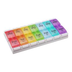 Tedenska posodica za tablete Mediblink Piano Duo 2x/dan M011
