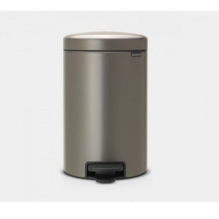 Koš za smeti Brabantia, 12 L, platin