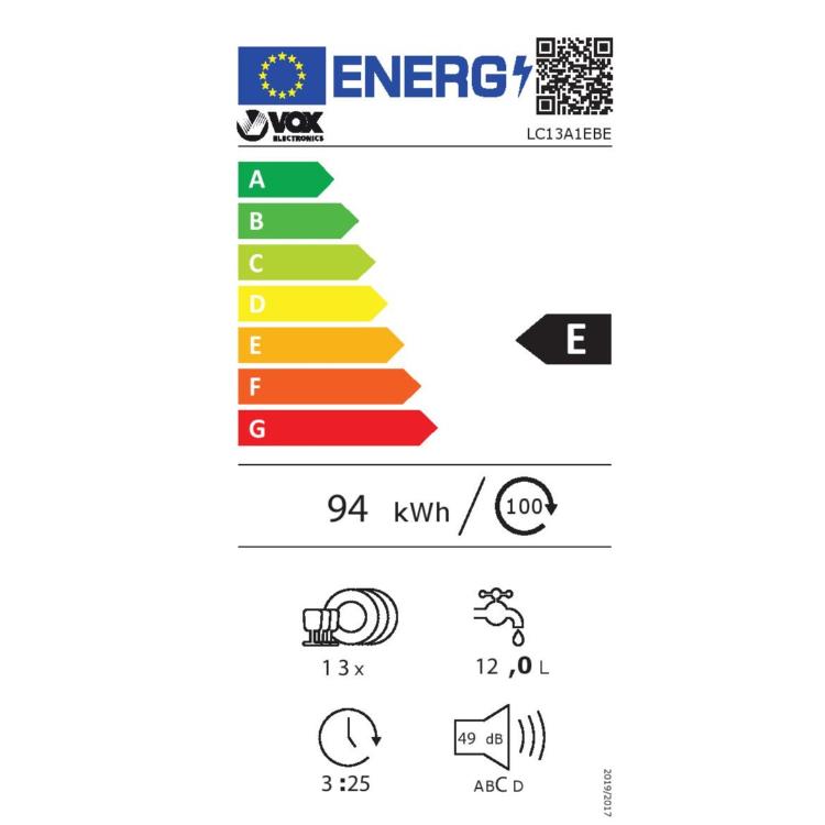 Pomivalni stroj VOX LC 13A1E-B E_2