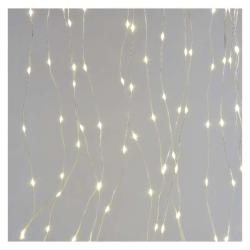 Božična drop veriga Emos, zavesa, LED 180, 1,7x1,5 m, zunanja in notranja, topla bela