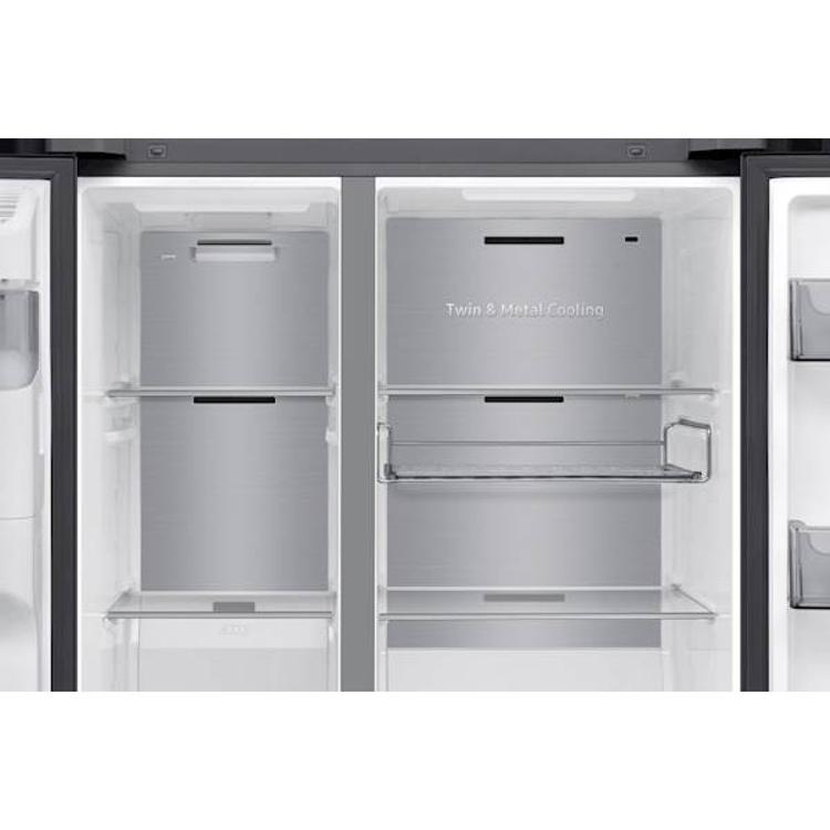 Ameriški hladilnik Samsung RS90F66BEFEO, Family Hub