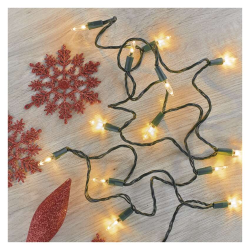 Božična veriga EMOS vintage, LED 180, 26,85 m, zunanja in notranja