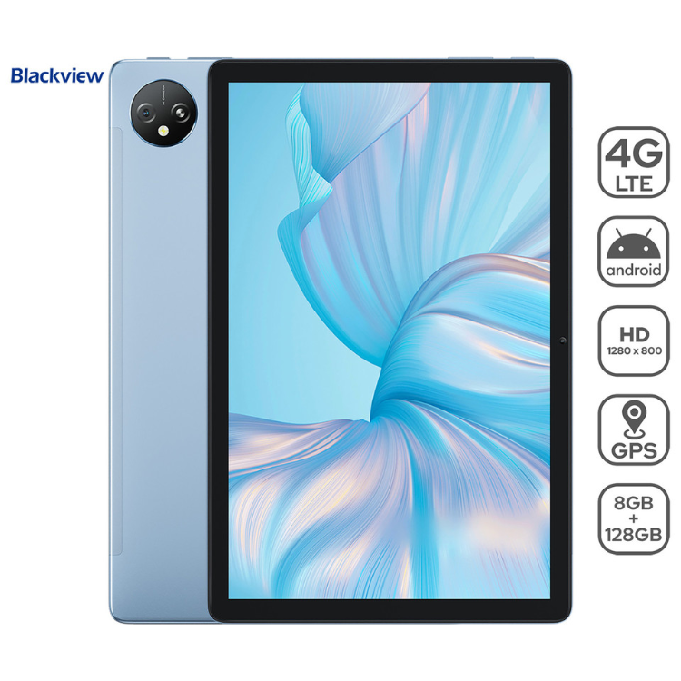 Tablični računalnik BlackView TAB 80, 11", 4G-LTE, 8GB+256GB, IPS FullHD+, modra