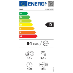 Vgradni pomivalni stroj Bosch SMV6EDX57E, 60 cm