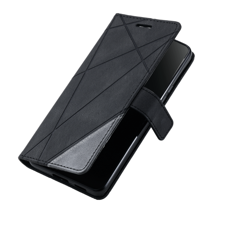 Preklopna torbica (WLGO-Lines) za Xiaomi 14T Pro, črna