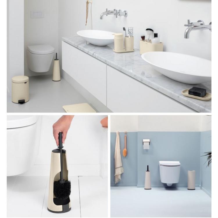 WC ščetka in stojalo Brabantia, bež