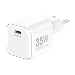 Hišni polnilec - 35W GaN (PD 3.0, PPS in QC 3.0), USB-C izhod, kabel ni