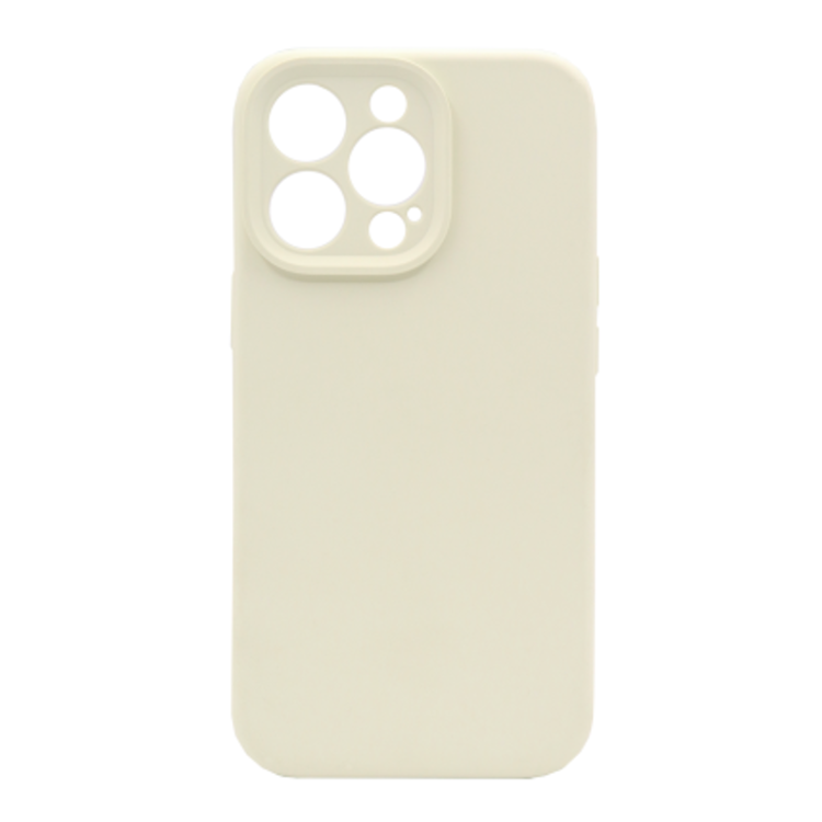 Silikonski ovitek (liquid silicone) za Apple iPhone 14 Pro Max, Soft, bež