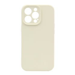 Silikonski ovitek (liquid silicone) za Apple iPhone 14 Pro Max, Soft, bež