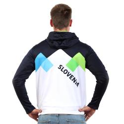 Moški pulover s kapuco Peak SLM-01, modro-bela, velikost 4XL