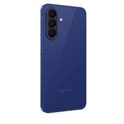 Samsung Galaxy A27 5G, modra, spredaj in zadaj, 6,7" zaslon, trojna kamera, Infinity‑O dizajn.