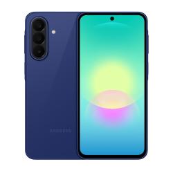 Samsung Galaxy A27 5G, modra, spredaj in zadaj, 6,7" zaslon, trojna kamera, Infinity‑O dizajn.