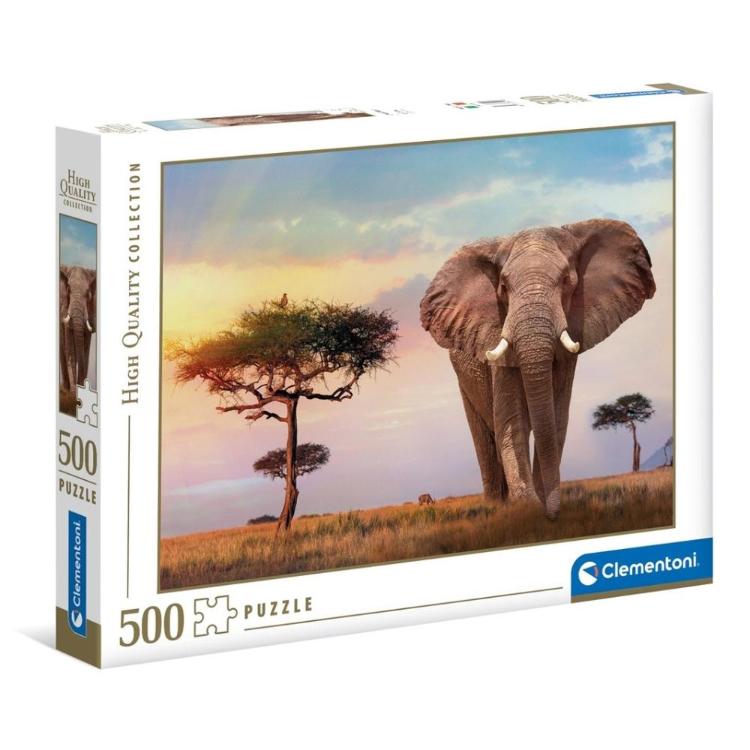 Sestavljanka Clementoni High Quality Collection - African Sunset 35096, 500 kosov