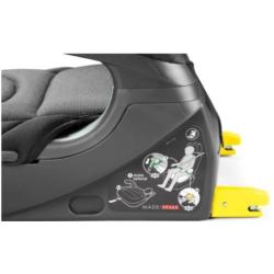 Detajl bočne strani jahača z navodili za pravilno namestitev