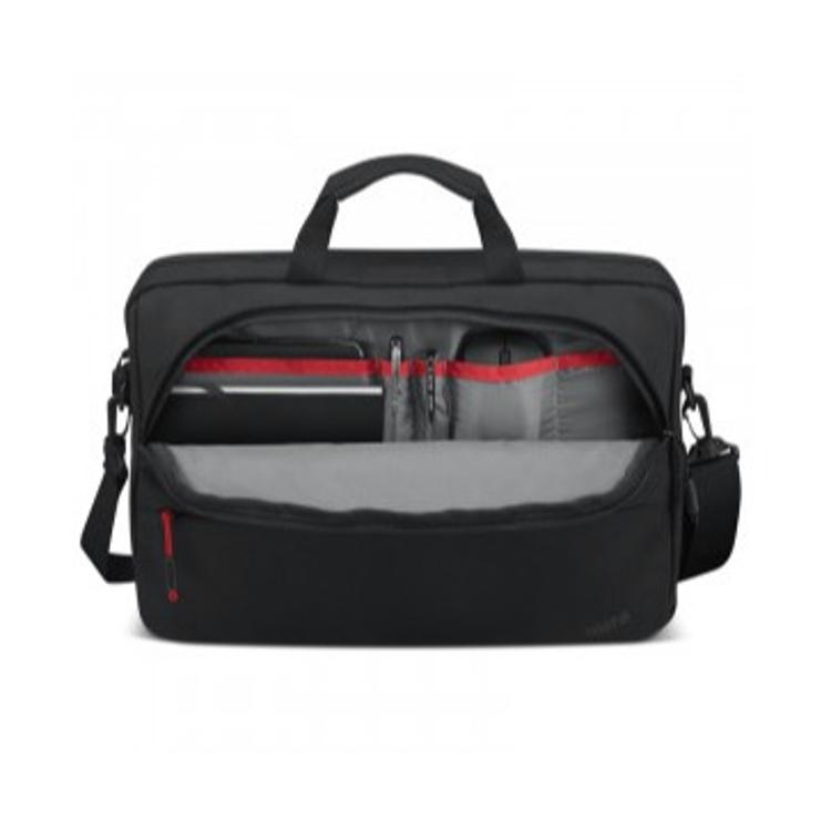 Lenovo ThinkPad Professional Topload Gen, odprta torba z več predali za prenosnik, dokumente in dodatke.