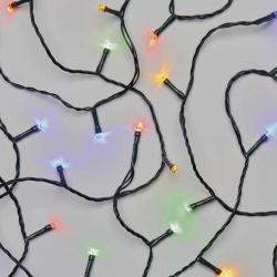 Božična veriga, 180 LED, 18 m, zunanja in notranja, večbarvna, programi
