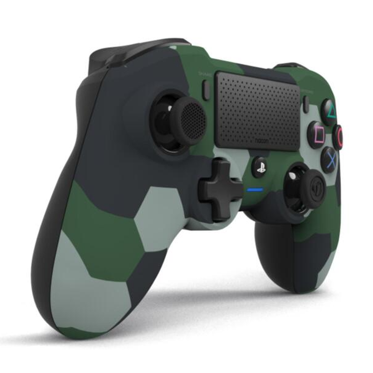 Brezžični igralni plošček Nacon PS4, asimetrični, črn, vojaško zelena