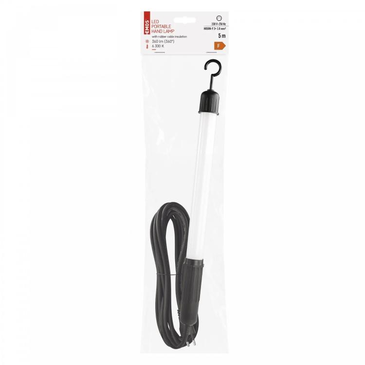 Prenosna ročna LED svetilka Emos 230 V, 5 W, 5m, 300 lm
