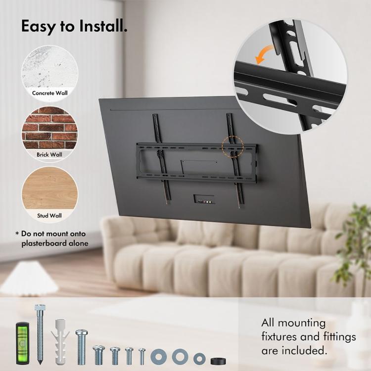 Fiksen TV stenski nosilec VonHaus 37-70'', do 35 kg
