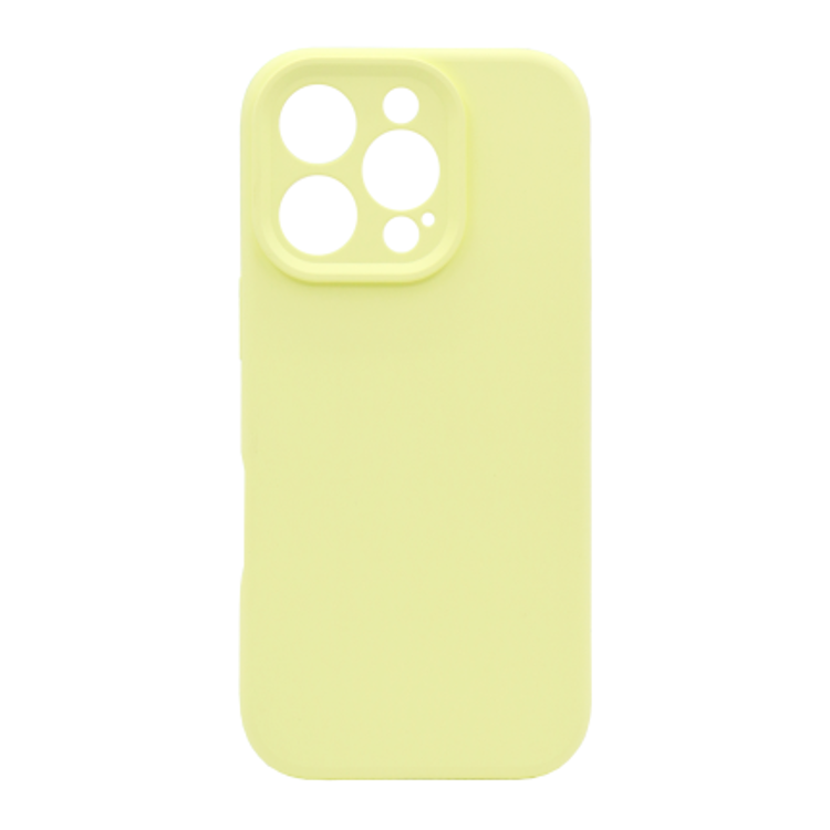 Silikonski ovitek za Apple iPhone 16 Pro, Creamy