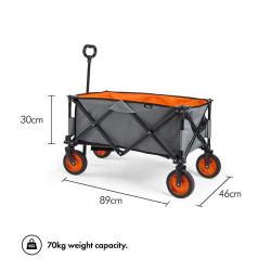 Zložljiv voziček za kampiranje VonHaus VONDV-2500308, do 70 kg