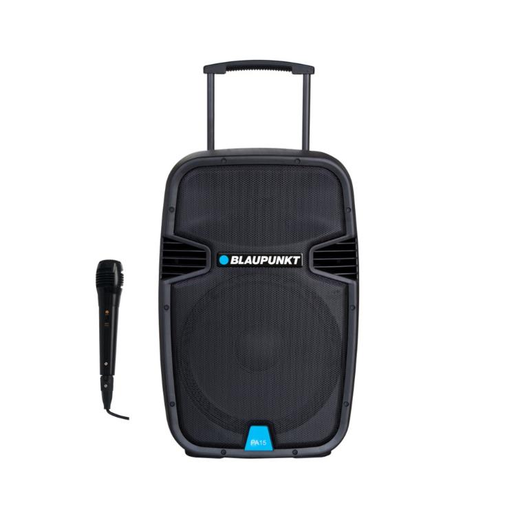 Blaupunkt PA15 PRO Avdio sistem BT/FM/USB/SD/AUX/KARAOK, 700 Watt, Polnilna baterija + mikrofon