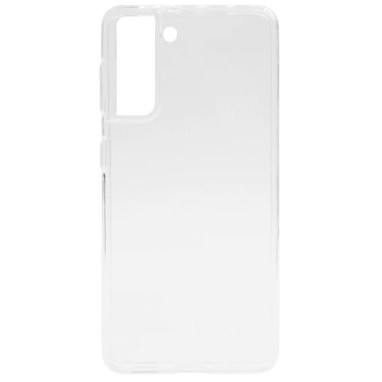 Samsung Galaxy S21 - gumiran ovitek (TPU) - prosojen svetleč_1