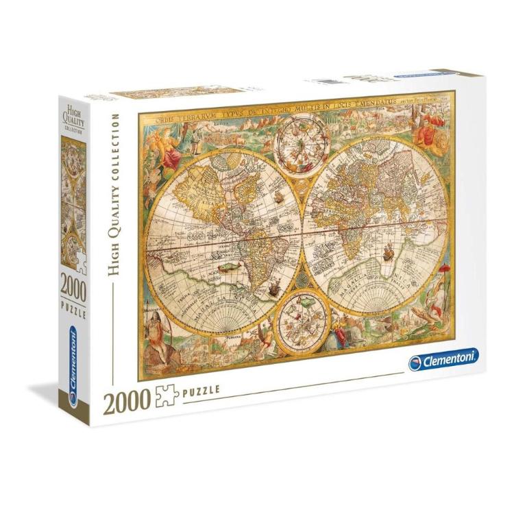 Sestavljanka Clementoni High Quality Collection- Ancient map 32557, 2000 kosov