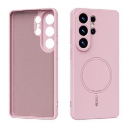 Gumiran roza magnetni TPU ovitek za Samsung Galaxy 26S Ultra serije z vgrajenim magnetnim obročem za brezžično polnjenje