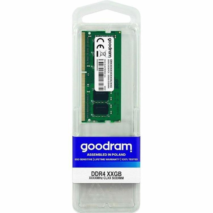 Pomnilnik RAM Goodram DDR4, SODIMM, 16G,B 3200MHz, SR GR3200S464L22S/16G