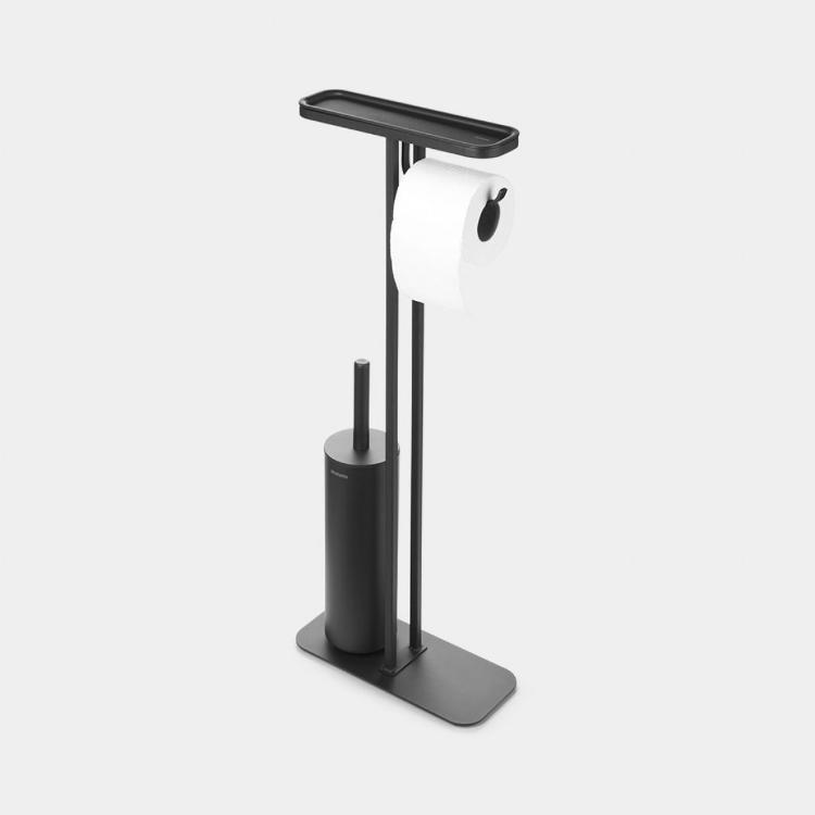 Večnamensko stojalo za WC Brabantia MINDSET mineral, siv