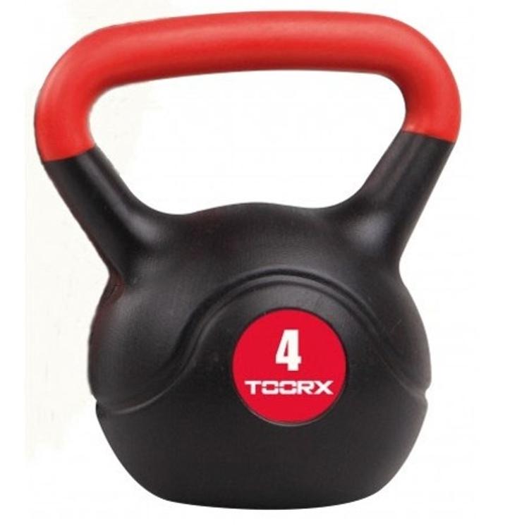 Kettlebell utež 4 kg, Toorx, PVC_1