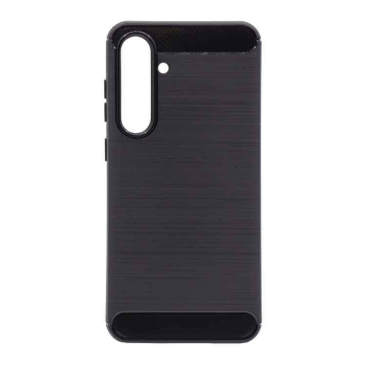 Gumiran ovitek za Samsung Galaxy S24 FE, A-Type, črn