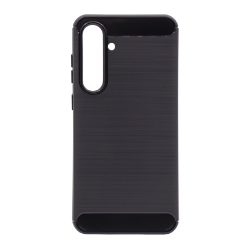Gumiran ovitek za Samsung Galaxy S24 FE, A-Type, črn