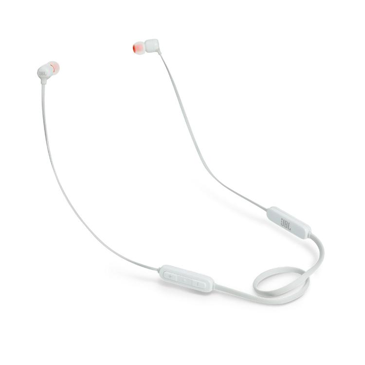Bluetooth slušalke JBL T110BT, stereo, mikrofon, bele_1