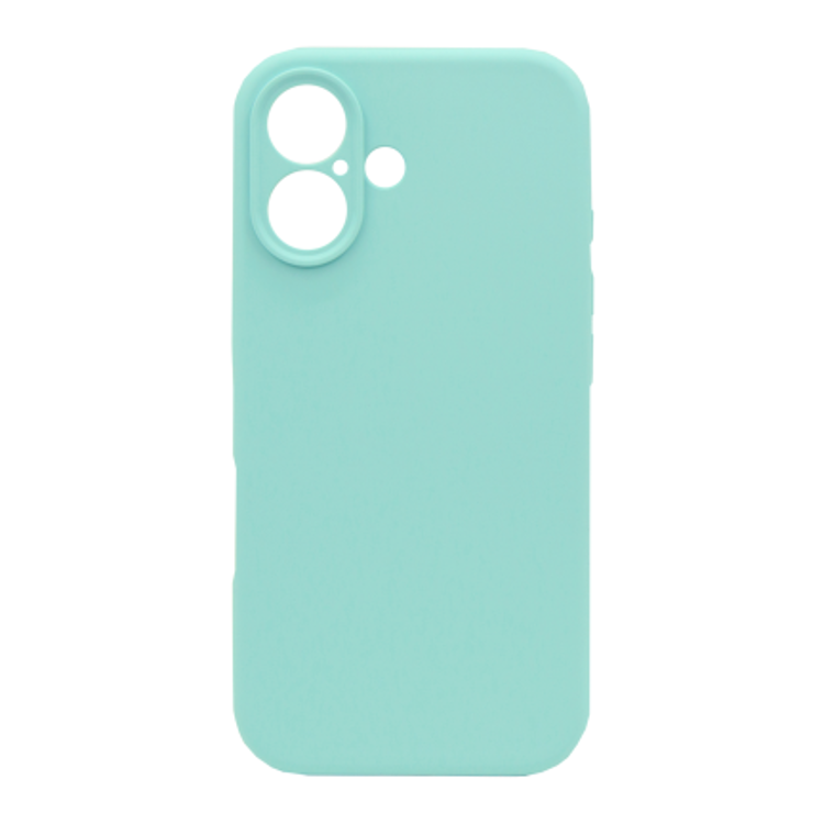 Silikonski ovitek za Apple iPhone 16, Light Cyan /