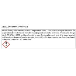 Osvežilec zraka Aroma Car Manny, Sport Fresh_2
