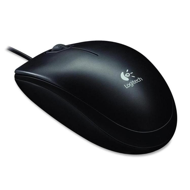 Optična miška Logitech B100 USB, črna