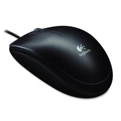 Optična miška Logitech B100 USB, črna