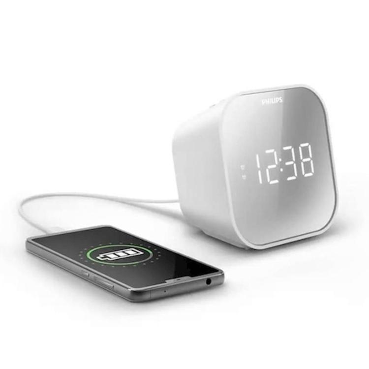 Philips TAR4406 radio ura, bele barve