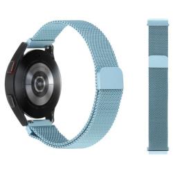 Kovinski magnetni pašček 20mm, svetlo moder, za pametno uro