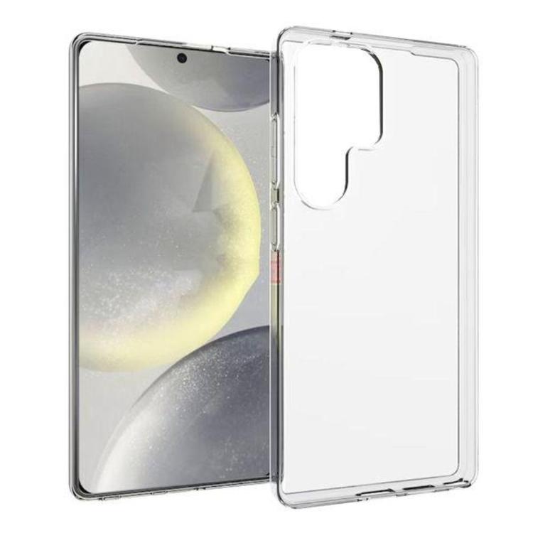 Samsung Galaxy S25 Ultra - Gumiran ovitek (TPU) - prozoren svetleč