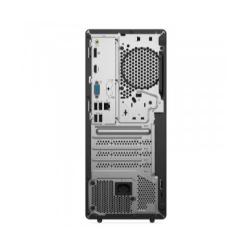 Lenovo ThinkCentre Neo 50t – zadnja stran, ventilator, napajalnik in številni priključki za povezljivost.