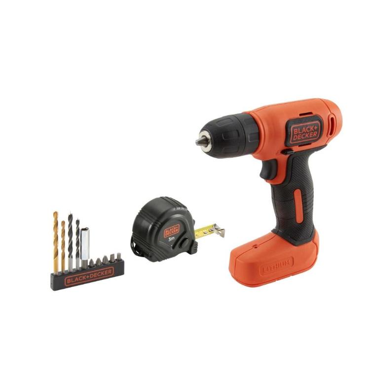 Akumulatorski vrtalnik/vijačnik Black+Decker BDCD8GPA 7,2V, 1.5Ah LI-Ion