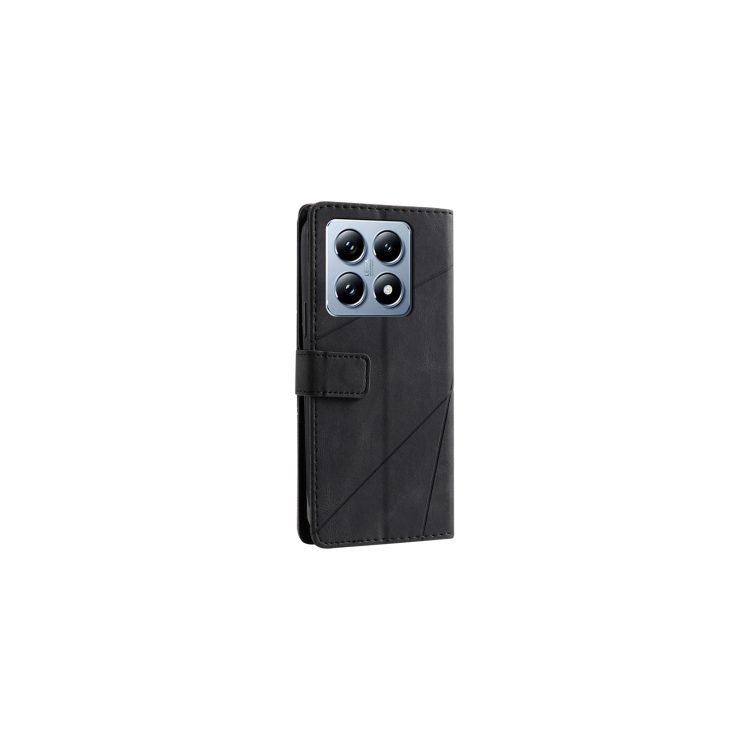 Preklopna torbica (WLGO-Lines) za Xiaomi 14T, črna